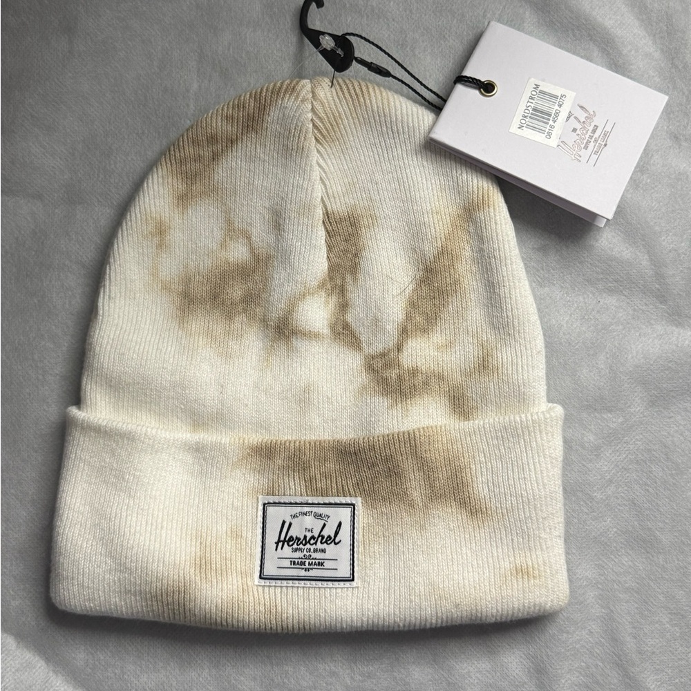 Herschel Supply Company Cream and Brown Beanie - Picture 1 of 5